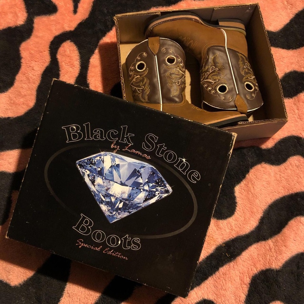 Blackstone Tan Leather Boots